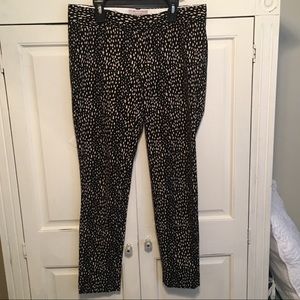 Banana Republic spotted black pants